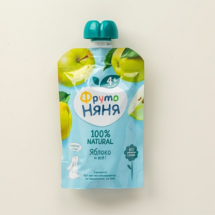 ФрутоНяня Пюре яблочное 90г